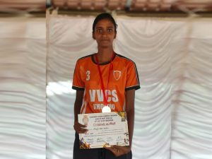 Amoganath Krishna 1st prize in Triple Jump and 2nd in 400m