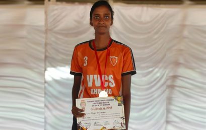 Amoganath Krishna 1st prize in Triple Jump and 2nd in 400m