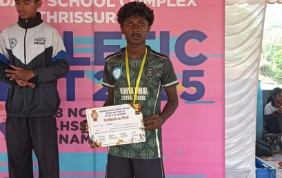 Devajith 3rd prize in 3000m running